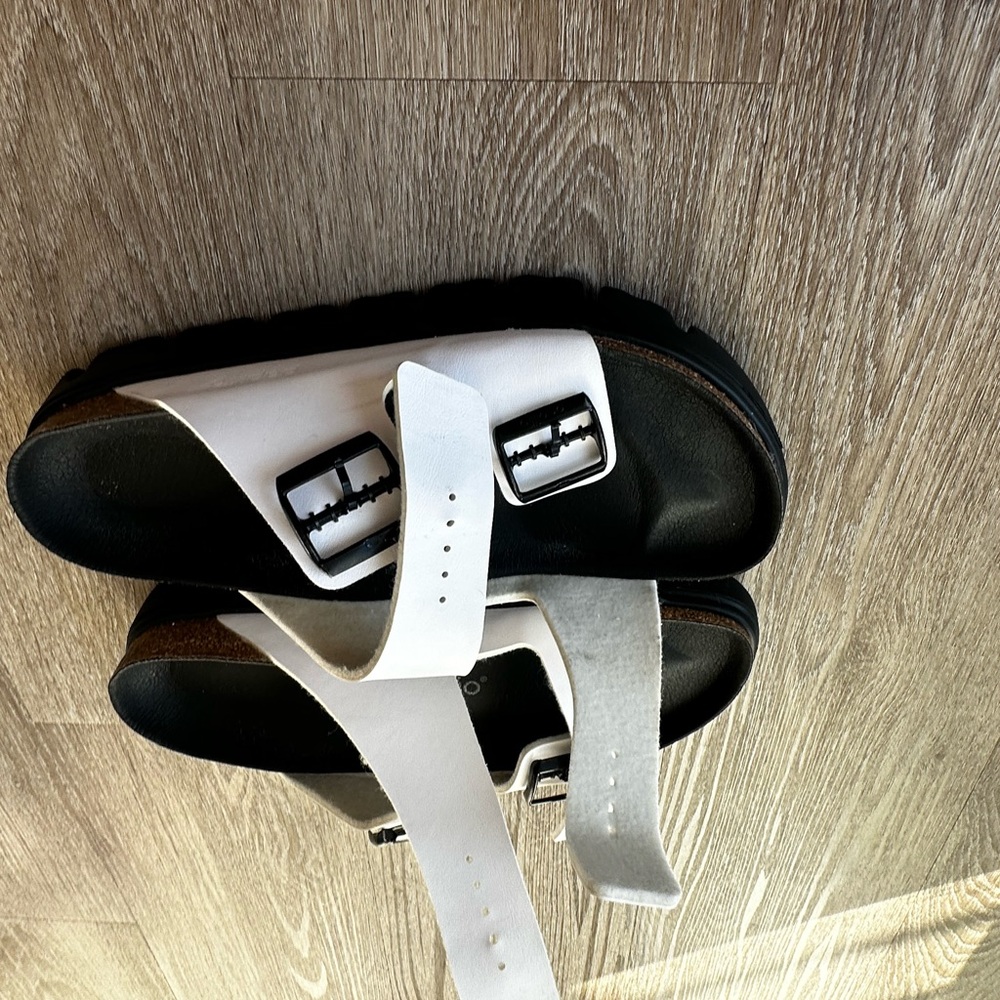 Papillio Black and White Sandals - Picture 2 of 7